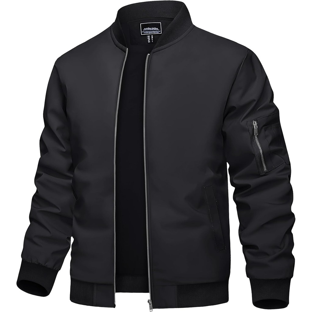 Ready Stock Waterproof Jacket for Men Comfortable Quick Dry Windbreaker Unisex Windproof Breathable Bomber Jacket