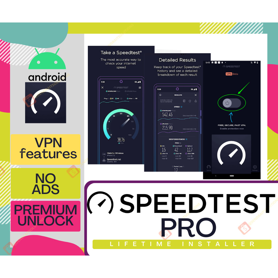 Speedtest Pro 2024  Latest Premium Unlocked Android Lifetime | Full Version