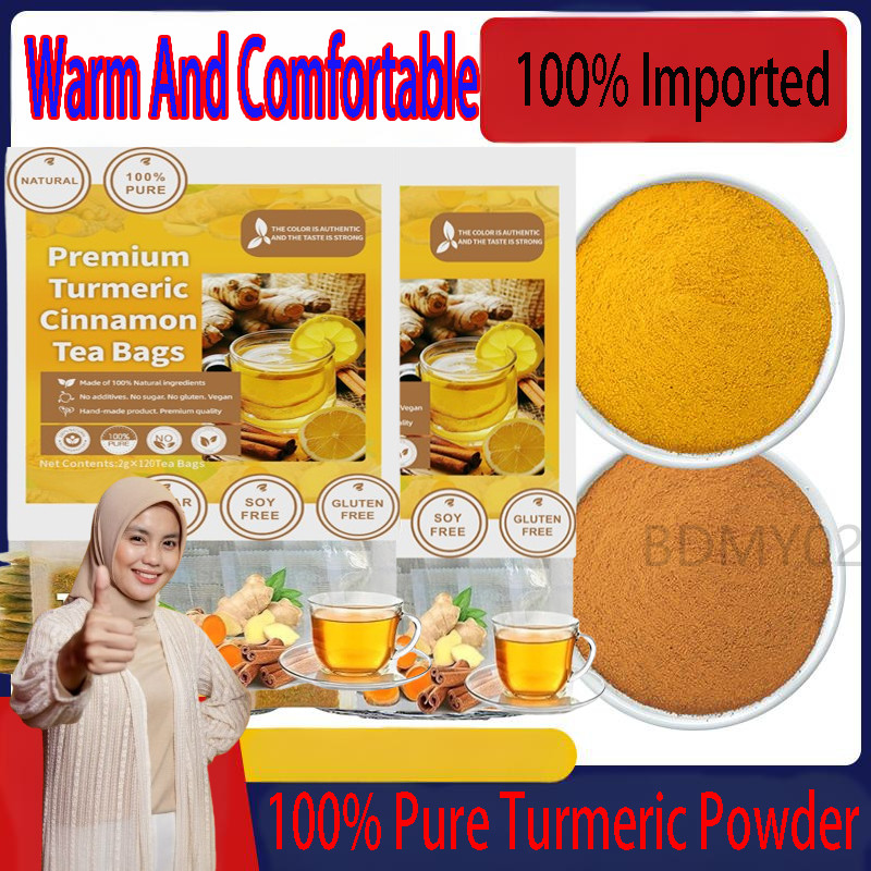 100% Natural Hand-made Blend of Turmeric Ginger and Cinnamon Turmeric Ginger HalalTea Bags Turmeric Ginger Cinnamon Tea