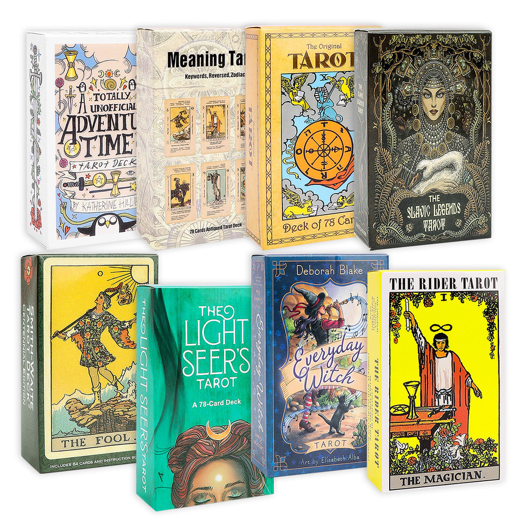 Premium Essential Rider Waite Tarot Card Spanish English Version Meaning Deck Occult Adventure Time Board Game Beginner - Image 4