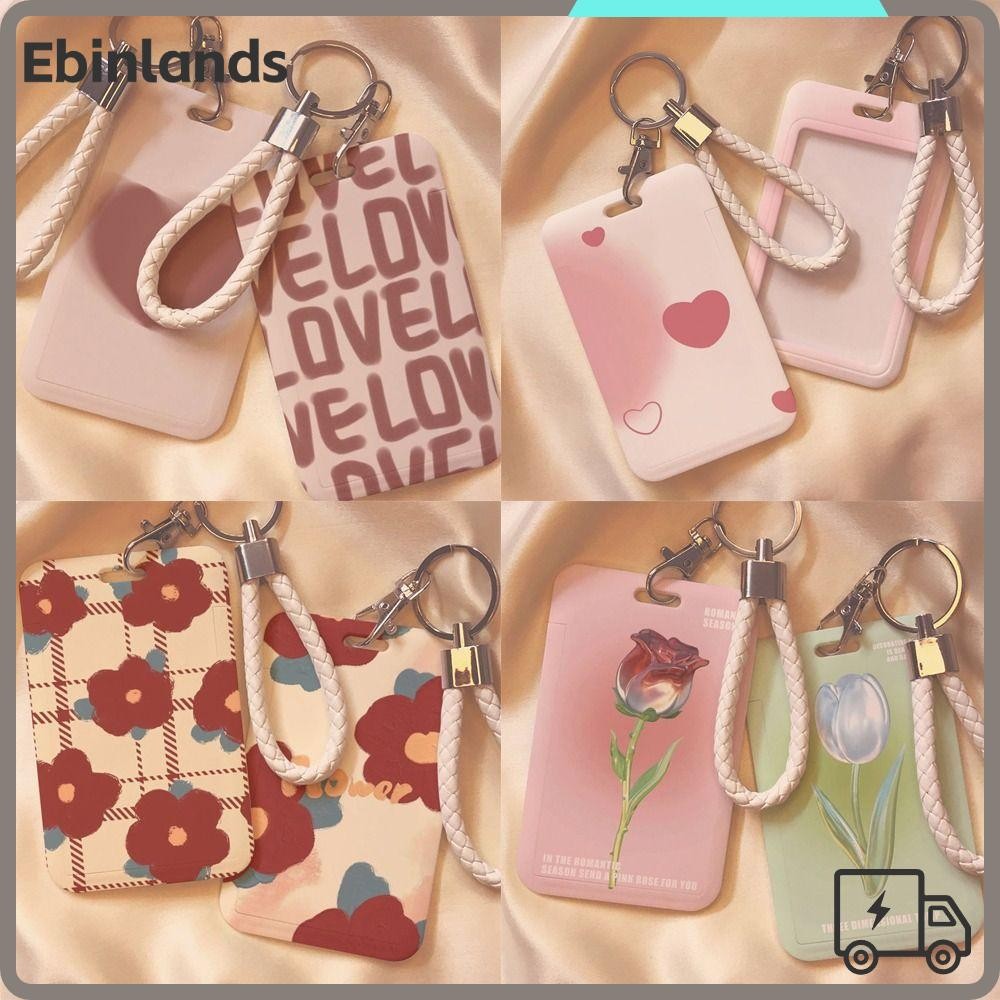 LUCKY-EBINLANDS Business Card Holder Cute Student Supplies Badge Bank ID Holders