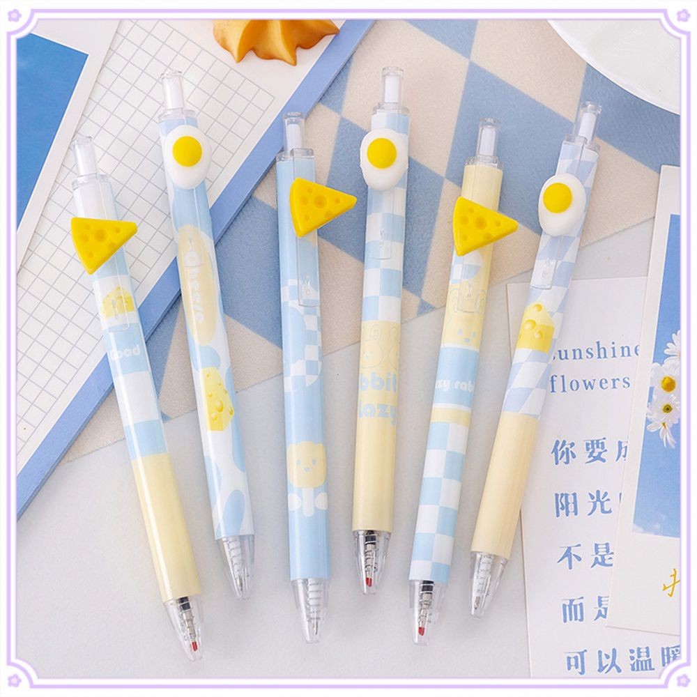 Press The Neutral Pen Easy To Use Cultural And Educational Supplies Cheese Gel Pen Pressing Out Core Ballpoint Pen Creative Neutral Pen Smooth Writing