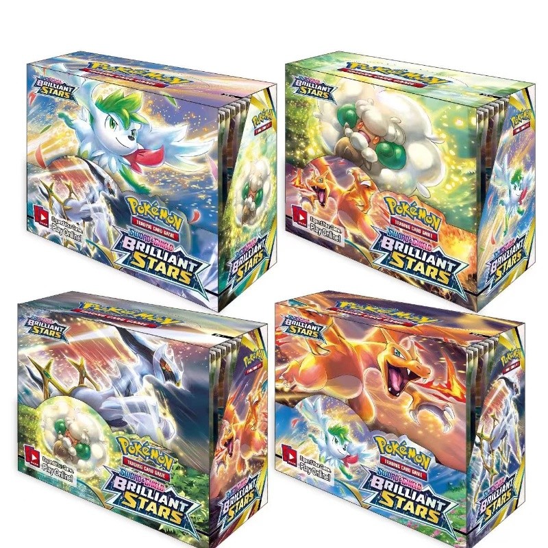 36pcs/lot Version Brilliant Stars of GX EX Team Collectible Trading Cards Game Collection Box Card Gifts for Kids Toys