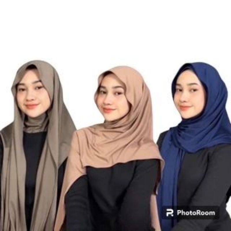 Quality Reliable Kamila Pashmina INSTANT Inner NINJA 2 1 OVAL PREMIUM Jersey KNEE LEVELS NECK Iner Mleyot J Purpose - Image 5