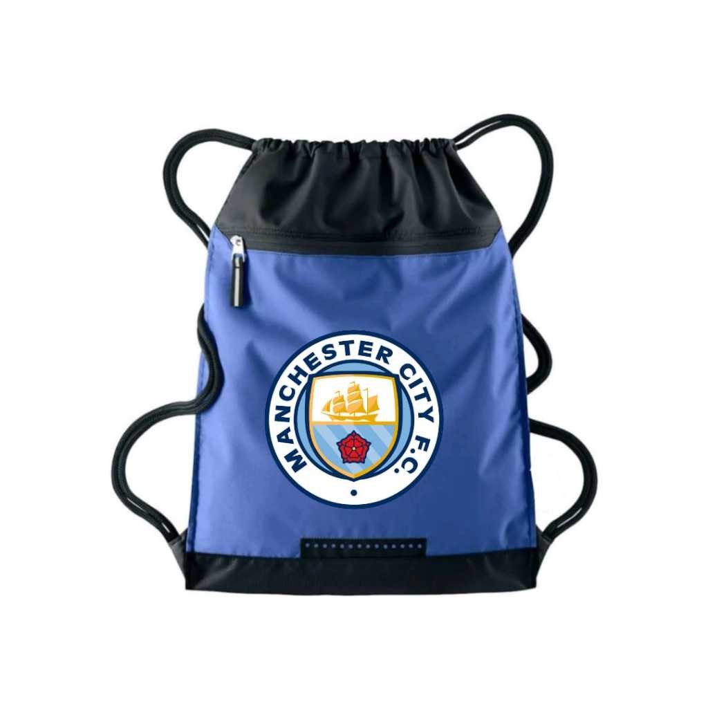 Portable Accessory Men's drawstring bag String Manchester City Futsal Football Sling Trendy - Image 2