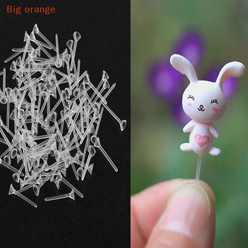 [Big orange] Mini Fixed Pin Fairy Garden Miniatures Gnomes Terrariums Resin Craft Figurines For Home Decor Accessories