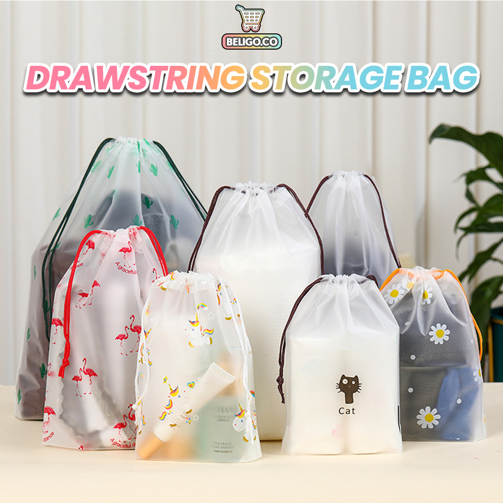 Beligo.co Drawstring Organizer Waterproof Cloth Clothes Storage Bag Door Gift Drawstring Bag Free Gift Shoe Bag