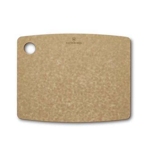 VICTORINOX Epicurean Cutting Board, Durable Cutting Board M, Kitchen Series, Brown, Stylish and Sustainable Wood Fiber Material, Dishwasher Safe, Heat Resistant, Outdoor, Camping Cutting Board, Made in the USA, Model 7.4121.