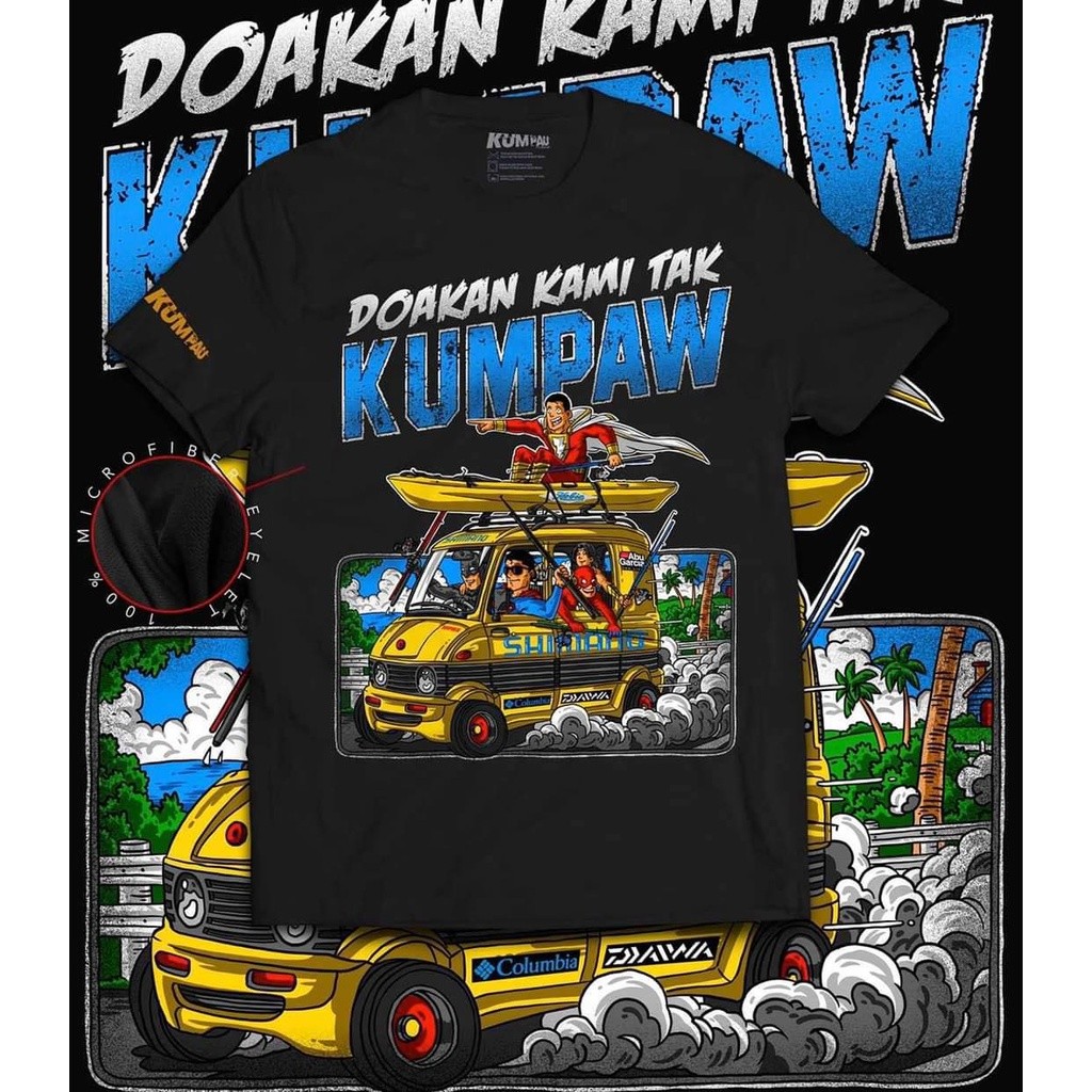 Fishing Microfiber Jersey [ Doakan Kami Tak Kumpaw-the Flash ] Tshirt Microfiber Jersey Limited Edition