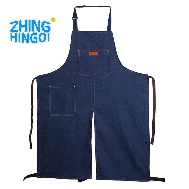 Adjustable Split Leg Pottery Apron with Pocket DIY Ceramic Sculpture Mud-Retaining Overalls