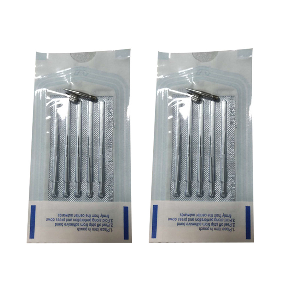 2Packs 12pcs Thick & Fine Pin for Mole Pen Spot Mole Freckle Removal Face Beauty Accessories