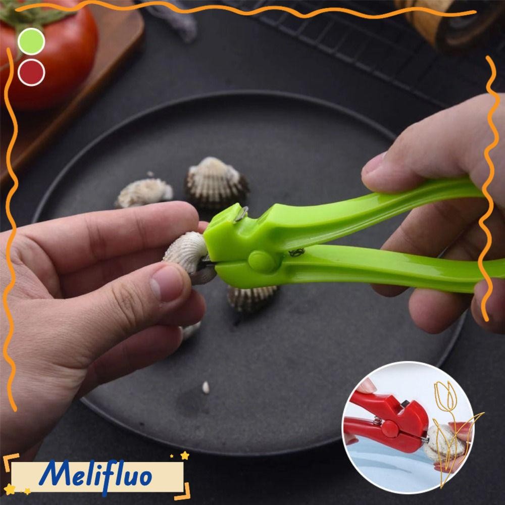 MELIFLUO Seafood Clamp, Seafood Tools Multifunction Shell Opening Tool, Creativity Kitchen Seafood Clamp Crab Oyster Scallop Opener Shellfish Opene
