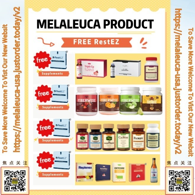 BUY MELALEUCA WELL BEING PRODUCTS FREE 1 RESTZ/Koala Pals Yogurt/CelWise/Florify/ProvexCV/CoreMega EPA/DHA/Replenex