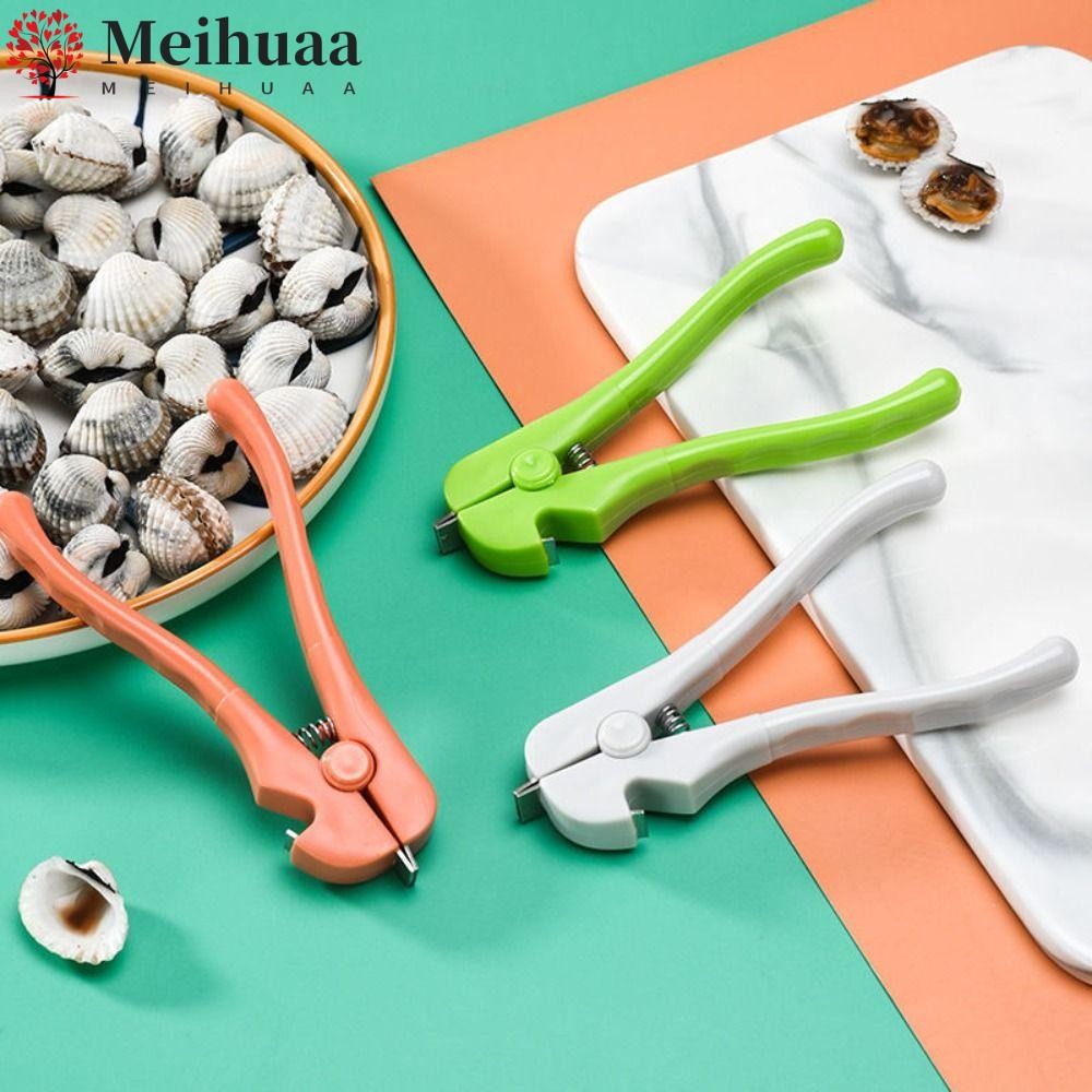 MEIHUAA Shell Opening Tool, Seafood Tools Crab Oyster Scallop Opener Seafood Clamp, Creativity Multifunction Kitchen Seafood Clamp Clam Oyster Sheller