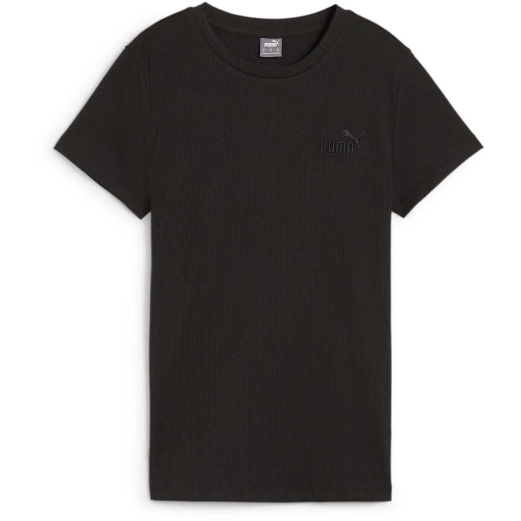 Puma Womens Elevated Tee Ld44 (Puma Black) - Sports Direct