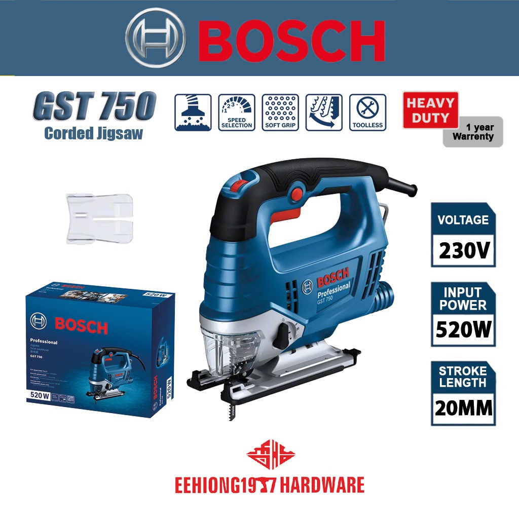 BOSCH GST 750 GST 680 Professional Jigsaw Basic Wood Jigsaw Blade GST750 GST680 Mesin Gergaji Kayu