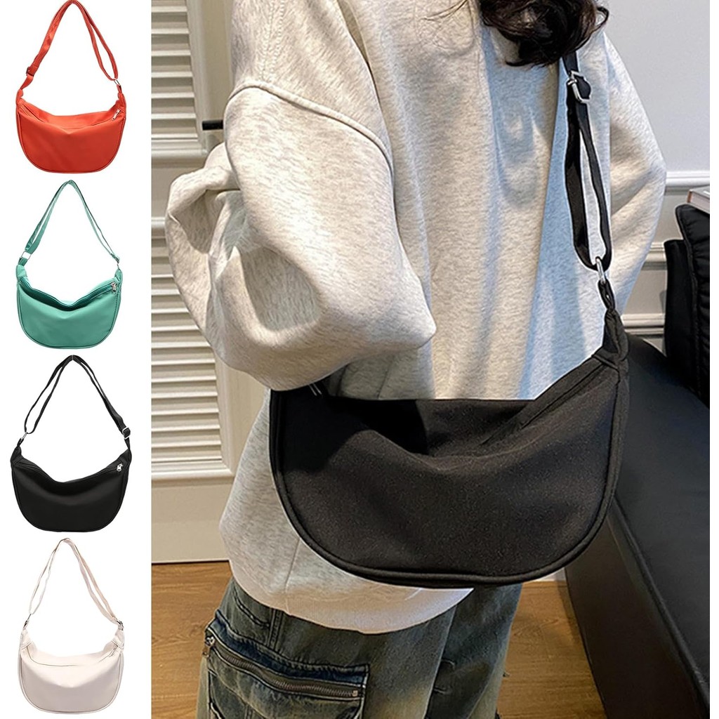 Uniqlo bag Canvas Bag Crossbody Shoulder Bag Women bag Tote bag dumpling Bag Sling Bag Beg Perempuan viral女生背包/斜背包/网红包包