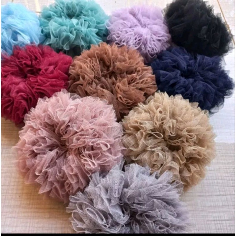 JUMBO TILE Bun | SCRUNCHIE TILLE JUMBO PREMIUM | ANTI-Dizziness HIJAB Bun
