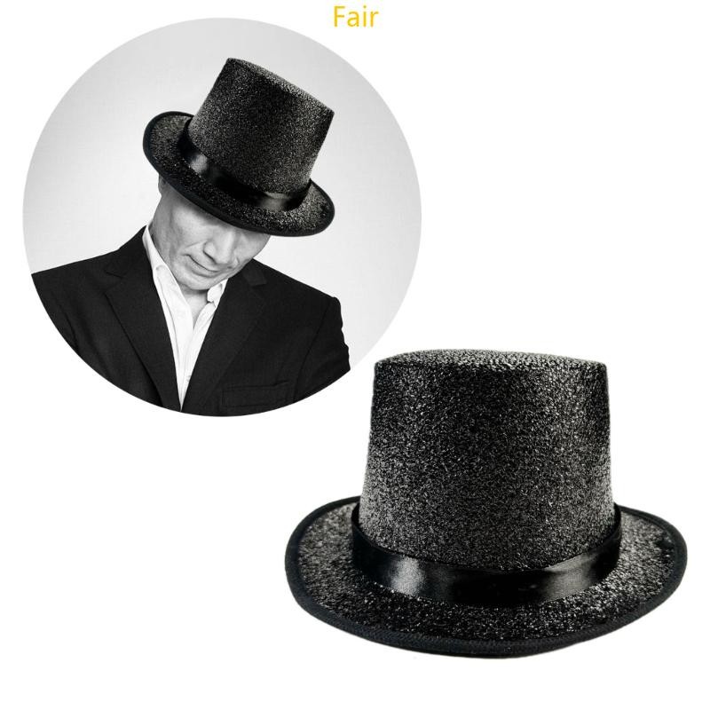 Fair Ceremony Hat Magicians Hat Unisex Street Performers Hat Music Festival Headpiece