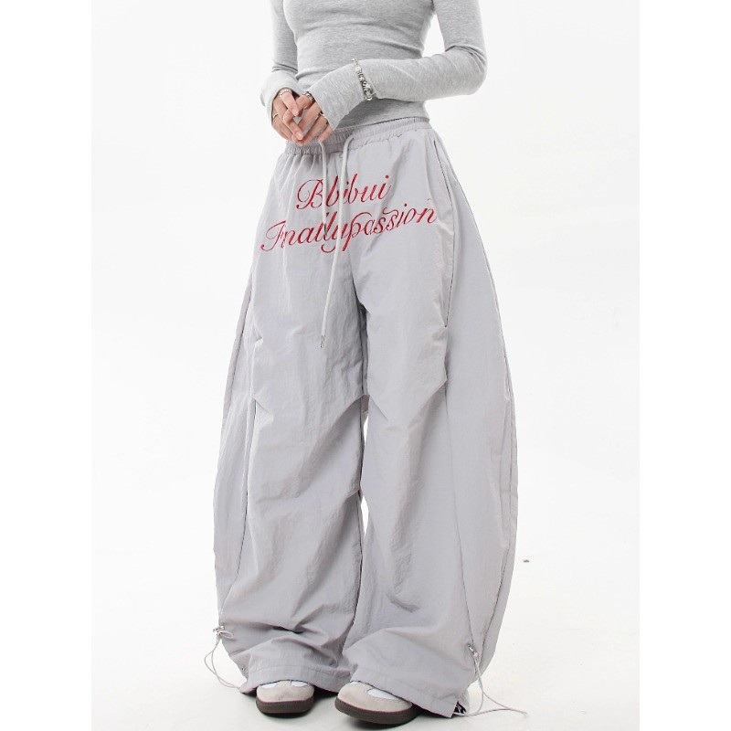 Baggy pants Korean style wide leg pants, unisex plus size wide leg hip-hop pants, casual pants