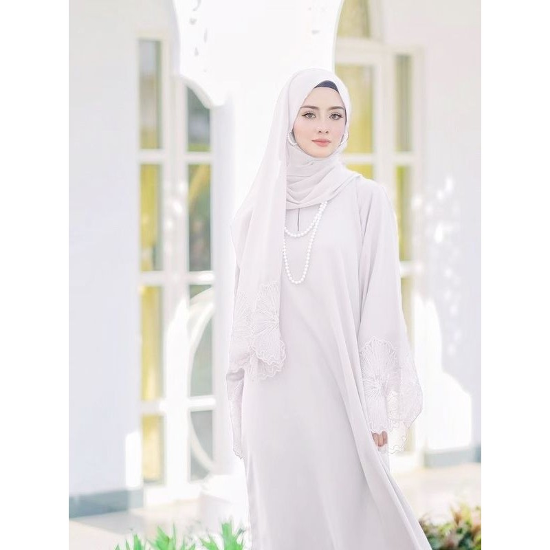 New Four-Color Middle East Women's Clothing Women's Robe Malay Indonesian Dress with Headscarf Fashion Saudi Arabian Style