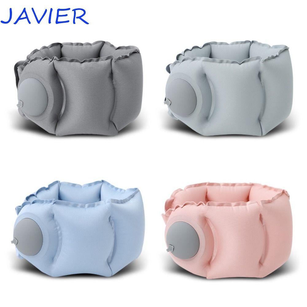 JAVIER Inflatable Pillow, Pressed Inflation U-shaped Travel Pillow, Neck Support Neck Protection Comfort Super Light Airplane Pillow Car