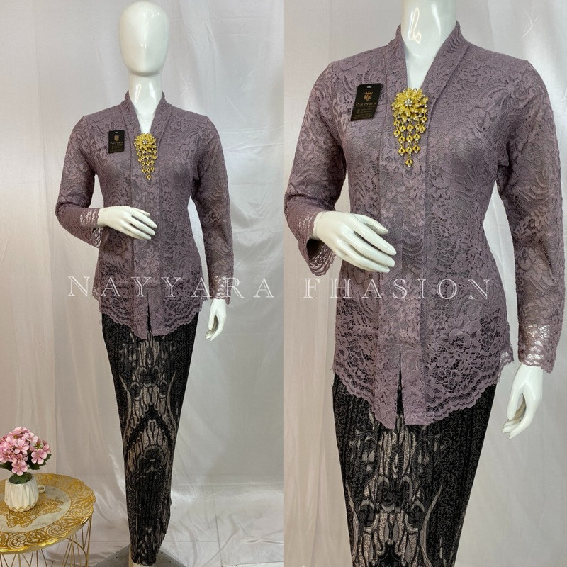 Premium Versatile Modern Kartini Kebaya\ Kebaya \ Tunic Brocade Set Encim Brukat Quality Essential - Image 4