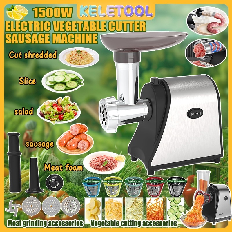 Vegetable slicer heavy-duty sausage grinder fruit slicer food chopper vegetable chopper onion chopper