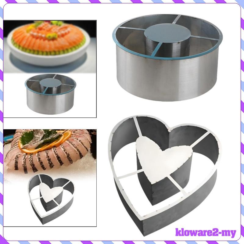 [KlowareafMY] Seafood Plate Table Decor Tableware Mould Dish Sashimi Plate for Kitchen