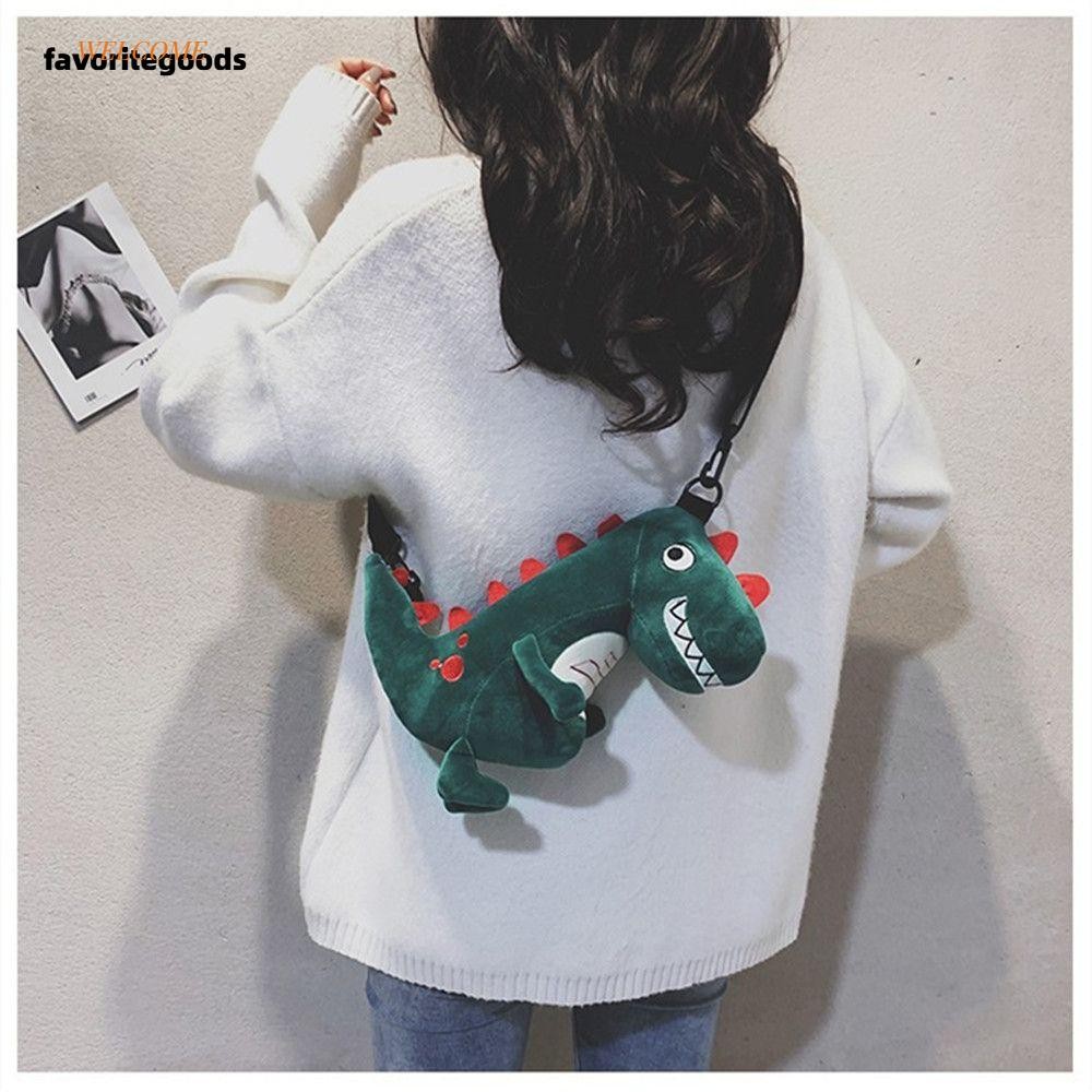 FAVORITEGOODS Shoulder Chest Bags Gift Preschool Kids Toddler Dinosaur Toy