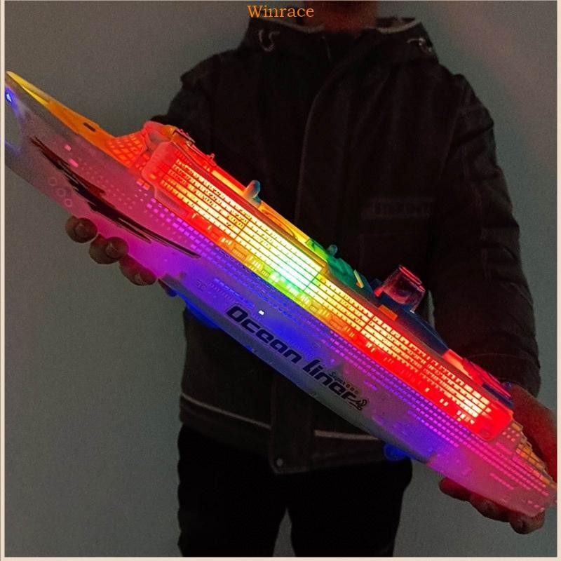 WRC Children Ship Vessel Toy with Music Sounds for Toddlers and Preschool Kids