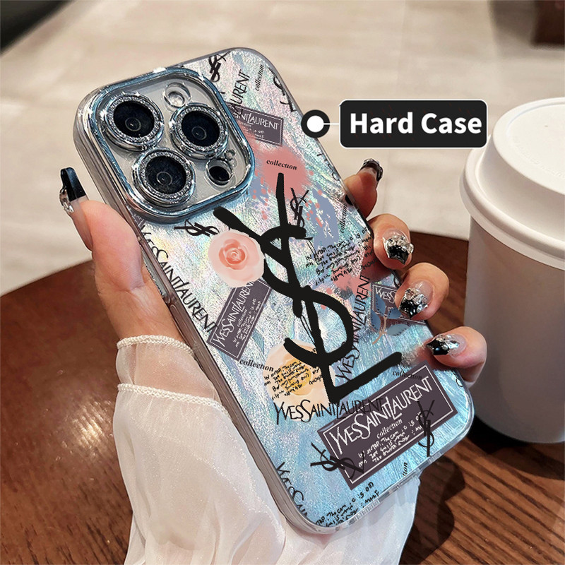 Casing iPhone 11 12 13 14 15 16 Pro Max luxury Fashion shockproof for girls Hard Case For iPhone 16,15,14,13,12,11PM