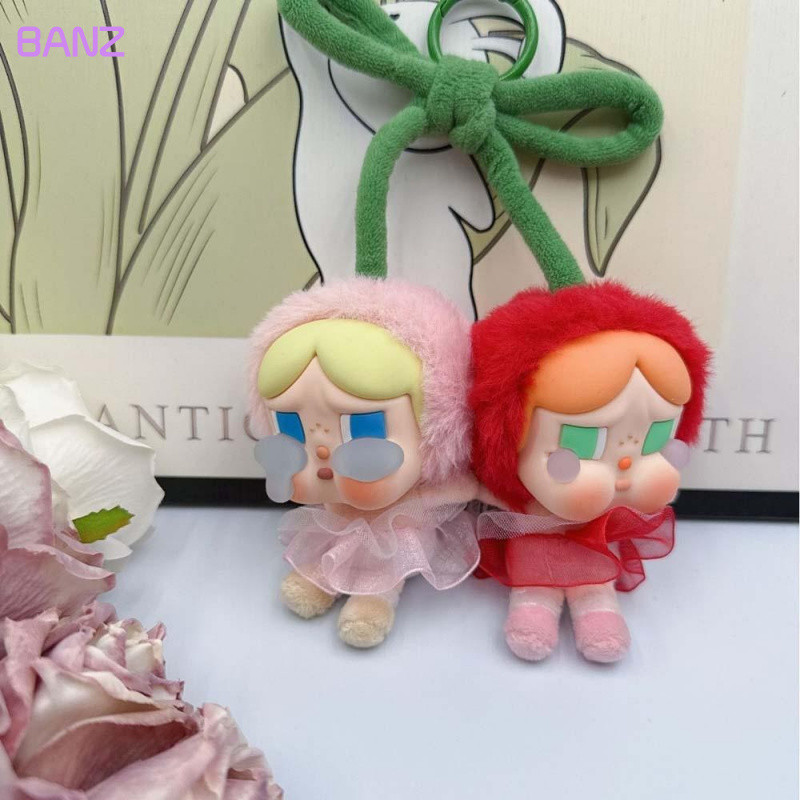 AHMED Crying for Love Crybaby Doll, PVC Magnetic Tears of Love God Key Ring, Cute Soft Ornament Cherry Cartoon Plush Pendant