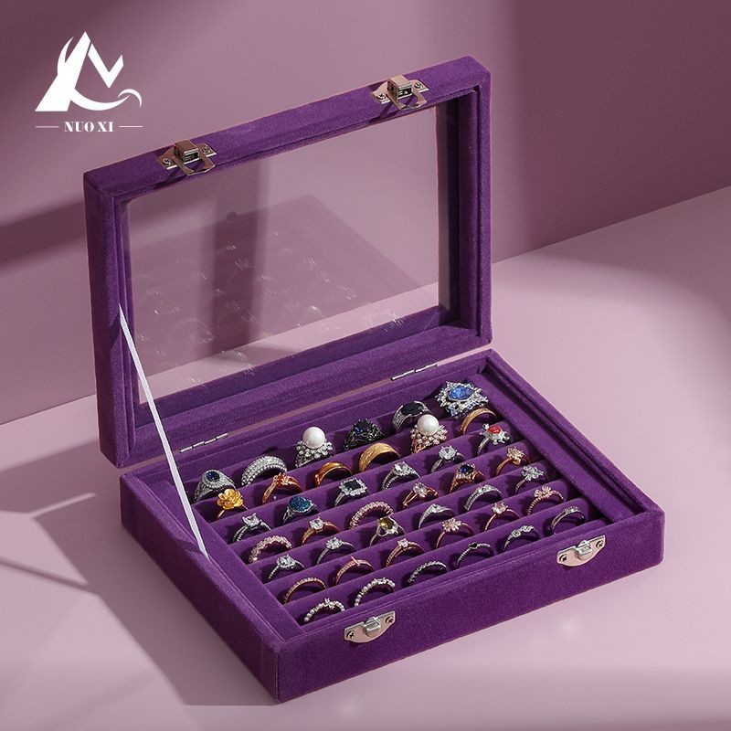 Flannel Ring Box Jewelry Box Large Capacity Jewelry Storage Box Earring Box Necklace Jewelry Box Ring Display Box Flannel Ring Box Jewelry Box Large Capacity Jewelry Storage Box Earring Box Necklace Jewelry Box Ring Display Box Ready stock✨05122✨