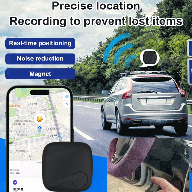 Precise Location Record Prevent Lost[Super Invisible] GPS Global Tracking Locator/Real-Time Noise Reduction Multipurpose No Install No Delay Magnet Global Tracker/GPS全球追踪定位器