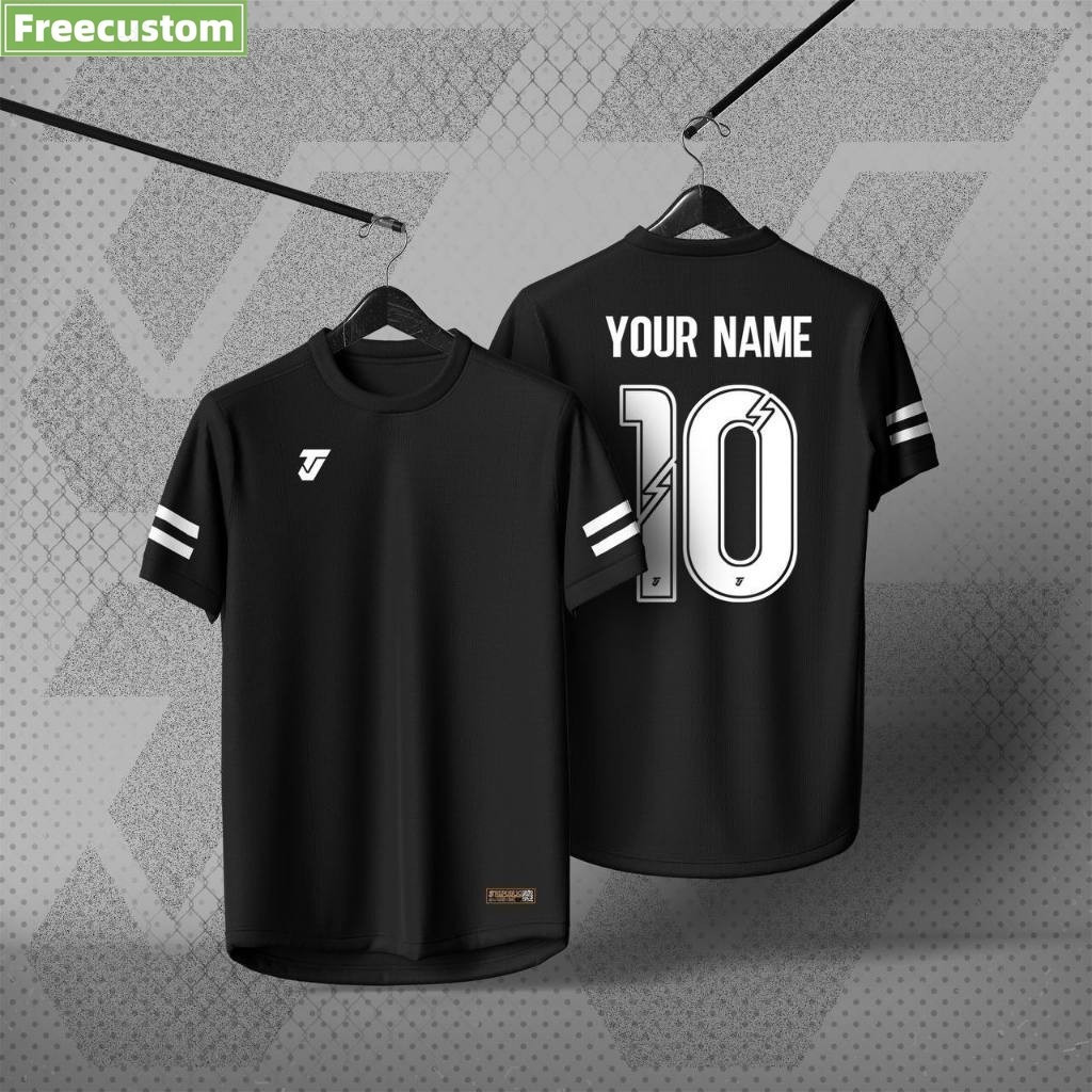 Custom Jersey Shirt Name TJ Double Line FREE Custom Name Number Jersey Microfiber Unisex (FAST SHIPPING) Breathable mesh printed T-shirt made of high-quality ultra-fine fiber fabri