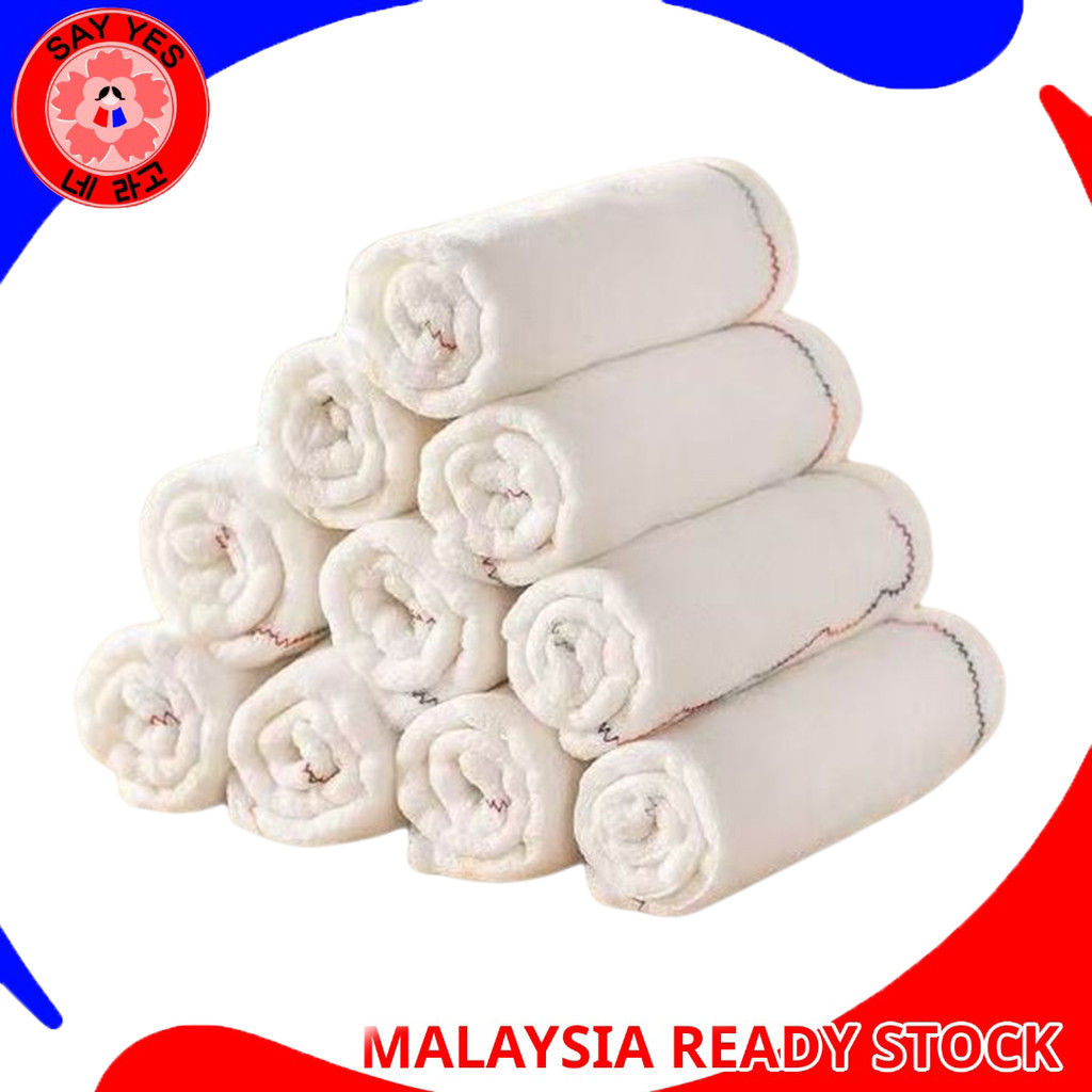 SayYes Kain Lap Pelangi Rainbow Soft Cotton Thick Dishcloth Strong Water Absorbent Kitchen Cleaning Cloths Durable네라고