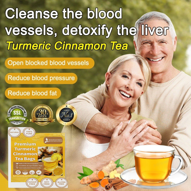 【Anti-Inflammatory Power】Blood Vessel Cleansing Turmeric Cinnamon Tea / Turmeric Ginger Cinnamon Blend / Antioxidant Rich / Daily Detox / Metabolism Boost / Office Workers / Students / Natural Herbs / Night Recovery