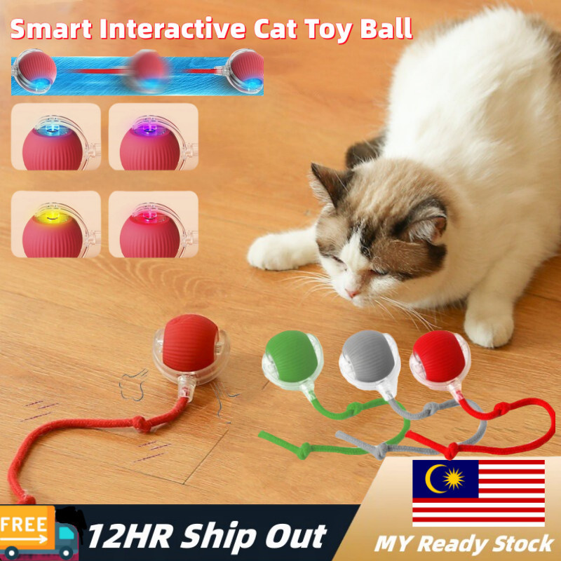 Bola Kucing Electric Interactive Cat Toy Ball Super Drive Cat Rolling Balls Motion Activated Sensor