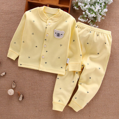 Discover 点赞童艺 Spring/Autumn New Baby Outfit 66cm-90cm - Cozy Cotton Two-Piece Suit for Boys & Girls, Perfect for Any Season!