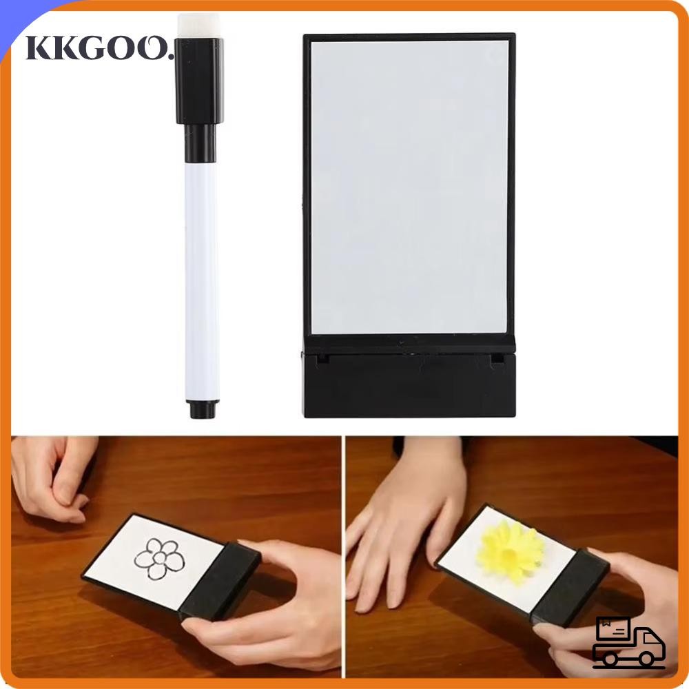 KKGOO Magic Whiteboard, Easy To Do Magie Props Street Flick Pad Gimmicks, Funny Drawing Board Magic Props Bar Performer Beginner