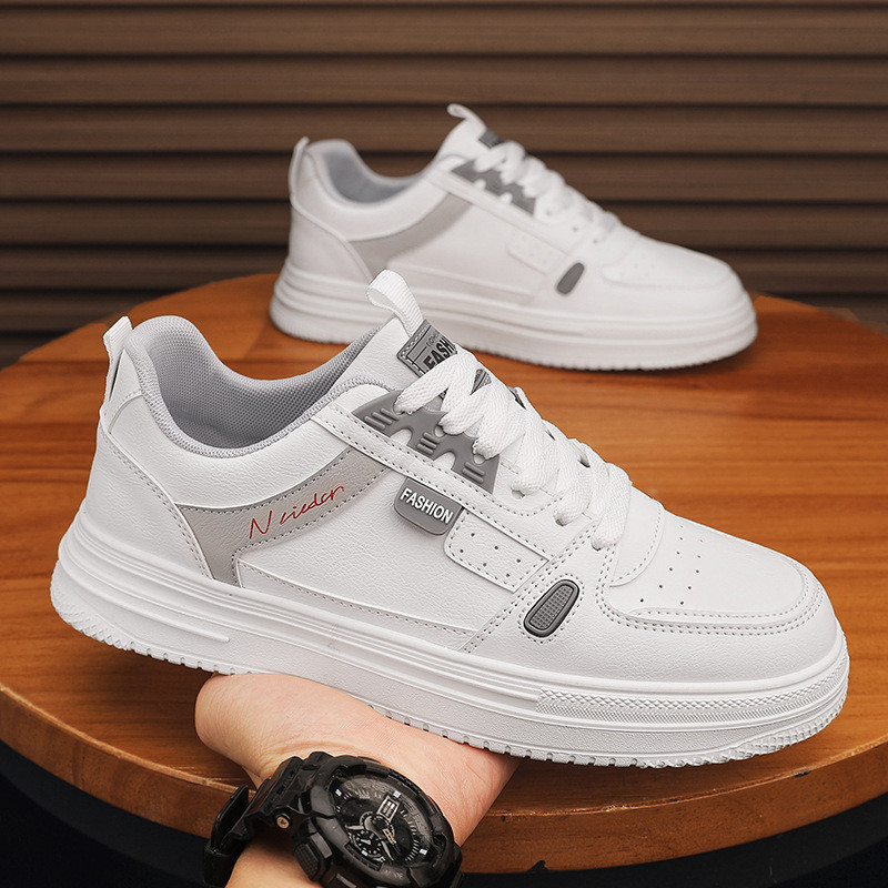 Men Shoes Soft-Soled White Shoes Thick-Soled Sneakers Casual Sneakers