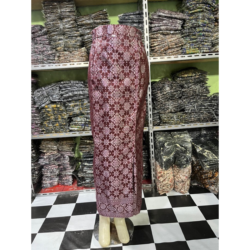 (realpict) Songket MOTIF SPAN SKIRT || Kebaya bottoms || Bridesmad EVENTS "QUALITY MATERIALS!!!