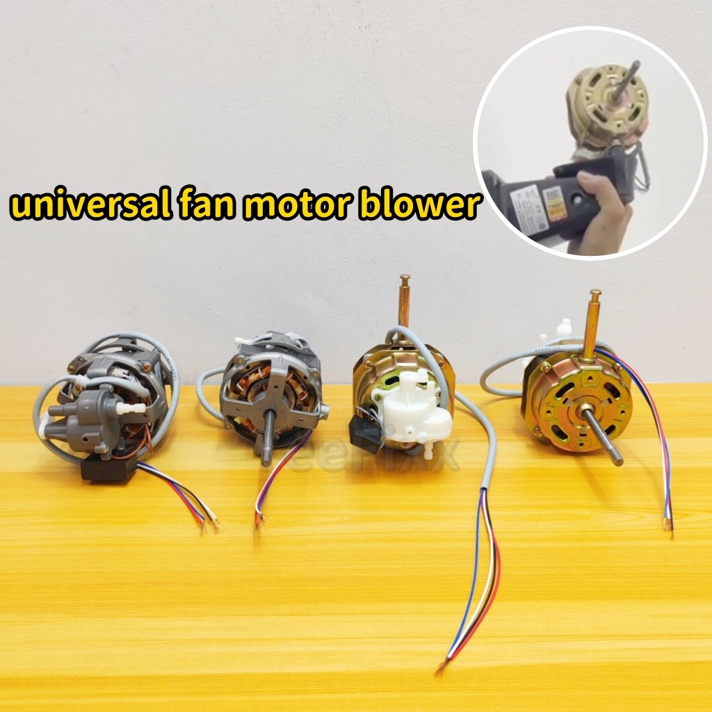 YeeFixx fan motor 4wire 3speed of wall fan /stand fan / table fan modify universal fan blower 【electric】 motor capacitor