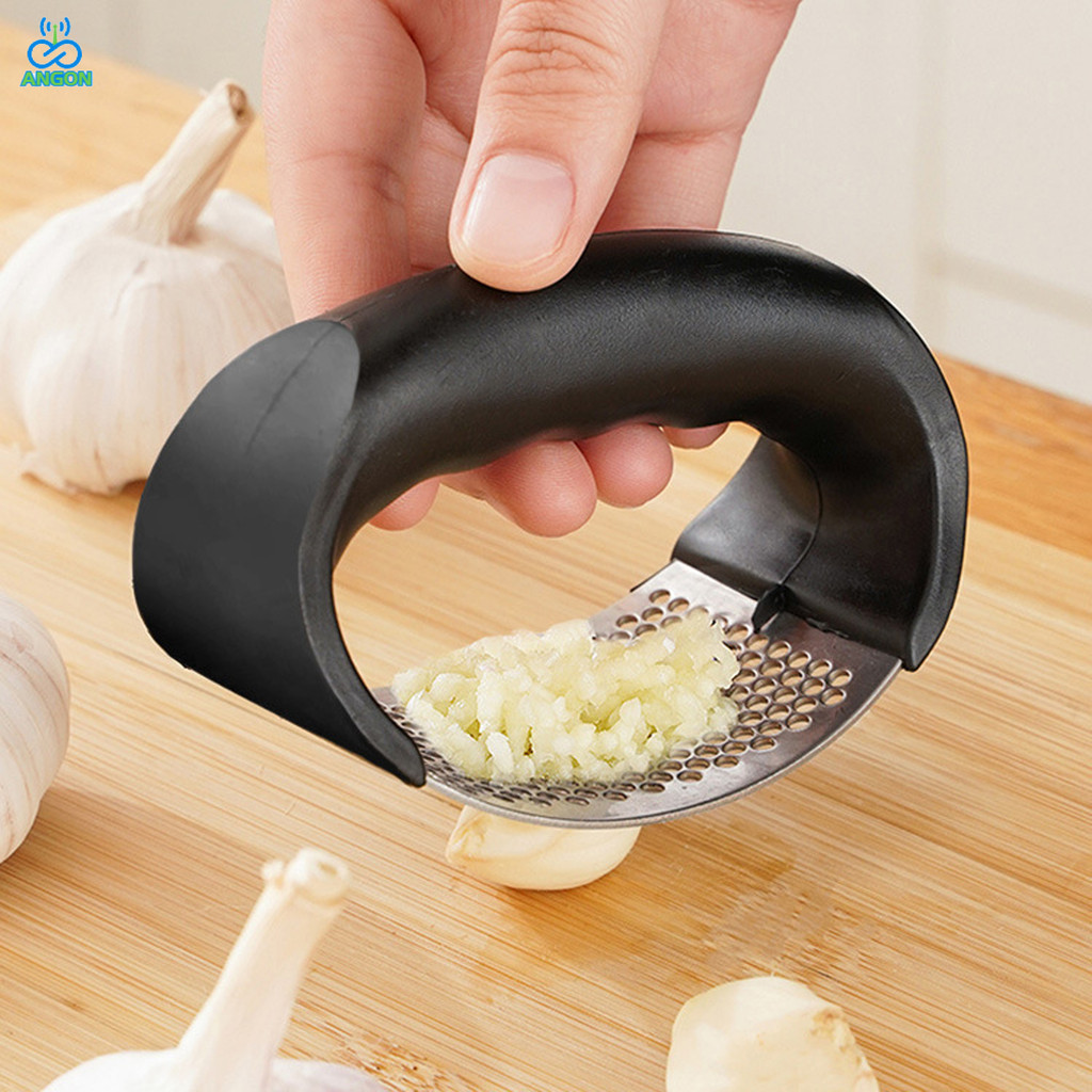 AN Garlic press Garlic press manual ring garlic stripper garlic press garlic press Stainless steel garlic press garlic press