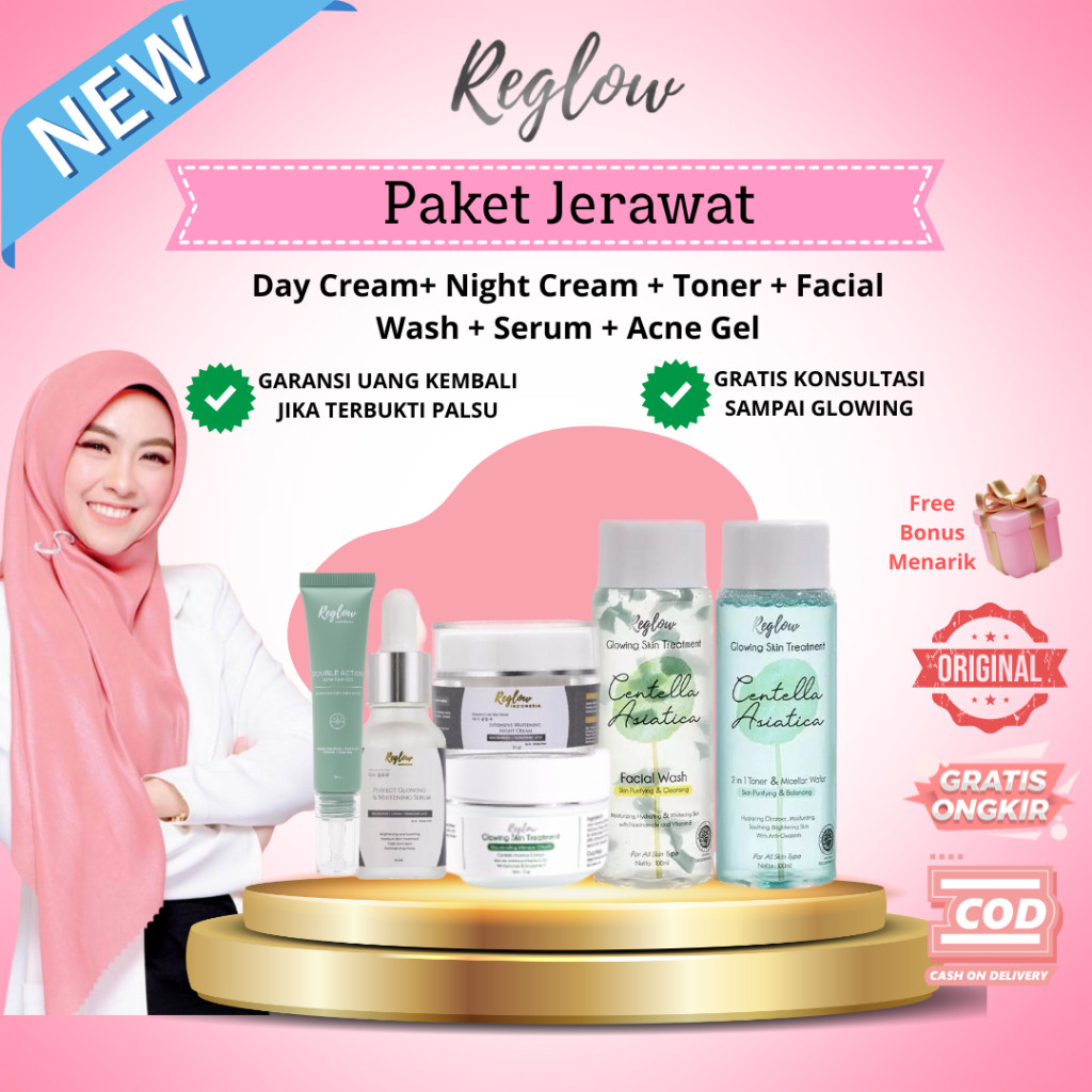 Perfect Glowing Complete Package plus Acne Spot for Acne-prone skin by dr. Shindy Skincare