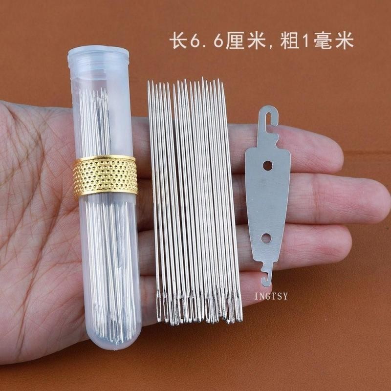 Multi Premium 加长缝衣服缝被子大针手缝针大孔针家用粗针针眼大长针老人大眼针Long sewing c... - Image 4