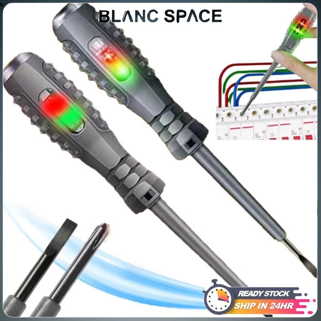 [BS] Digital Voltage Tester Pen Ac Non-Contact Induction Test Pencil Voltmeter Power Detector Magnetic Screwdriver
