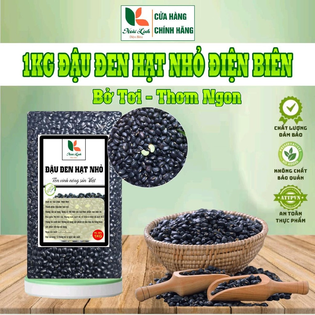 Dien Bien small black beans, delicious (vacuum sealed) - Hoai Linh Dien Bien