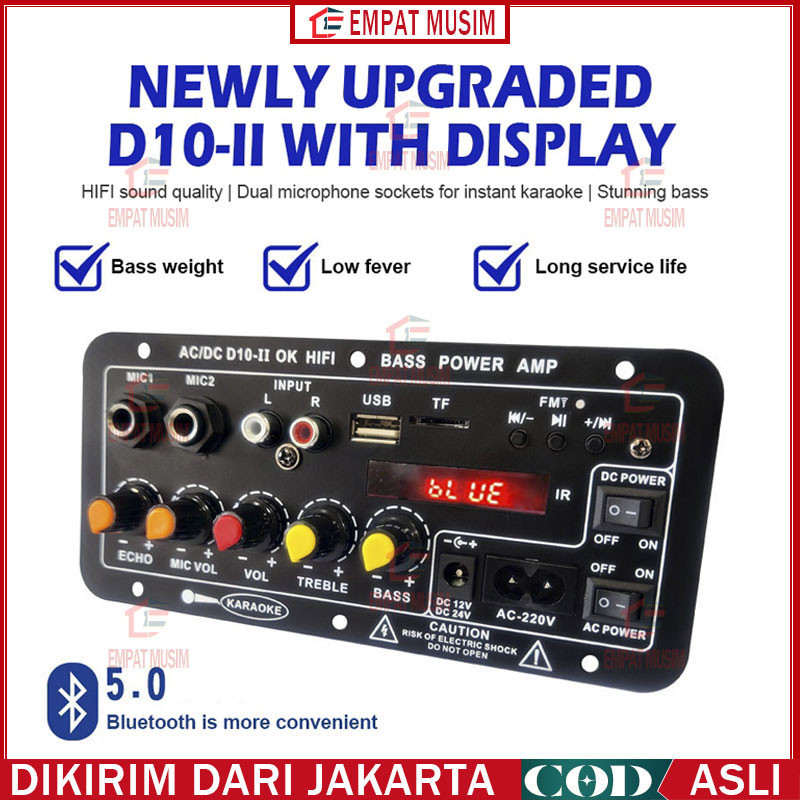 2000W Digital Amplifier Board 8-12 Inch Amplifiers HIFI BASS Speaker Digital Bluetooth Amplifier Stereo Sound Amplifier Subwoofer Board